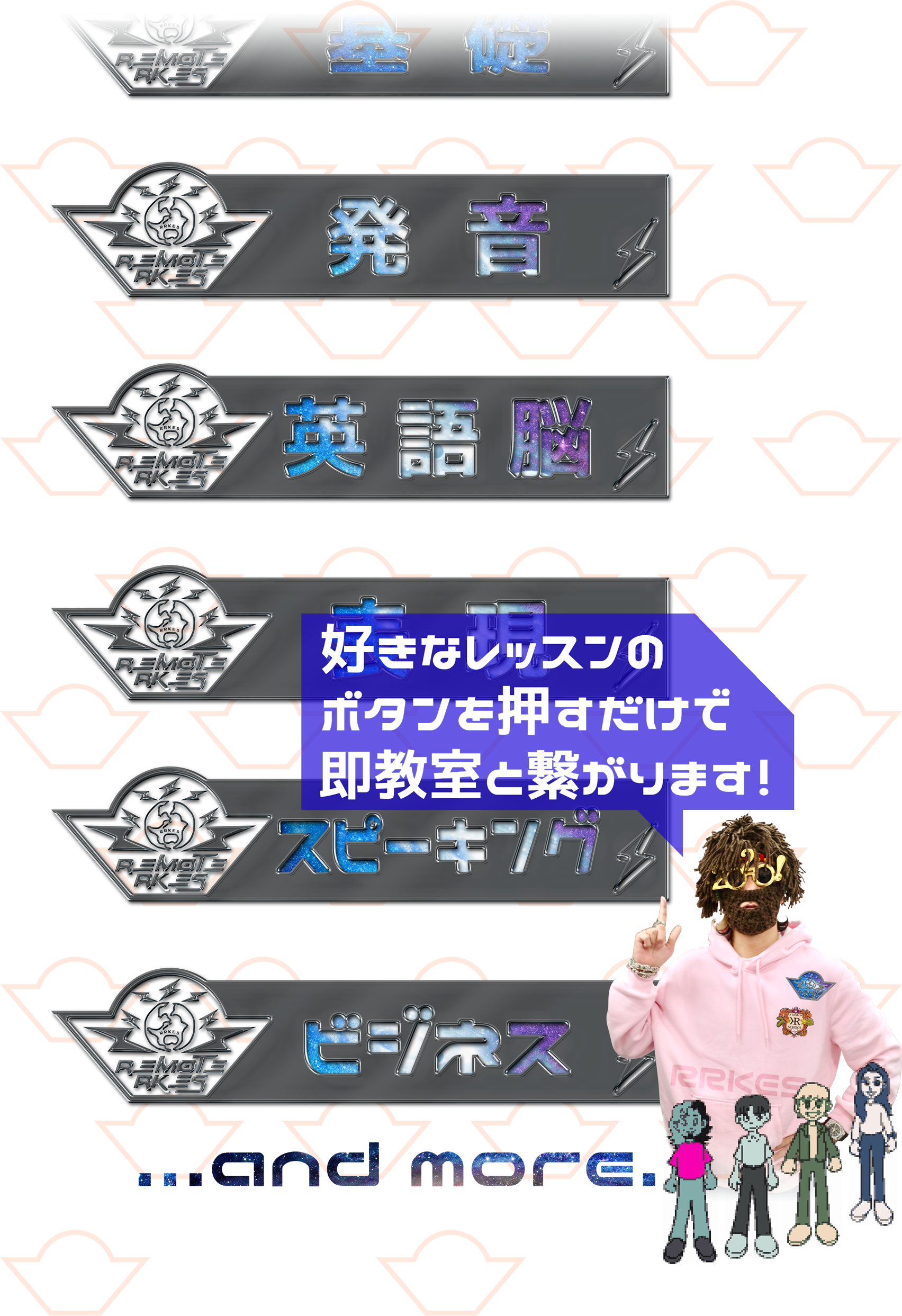 [REMOTE RK English School] バンクーバー発  リチャード川口校長とバイリンガル講師陣からリモートでネイティブ発音・表現・英語脳・TOEIC・IELTS・スピーキング・ビジネスが学べるオンライン英会話スクール 英語学校 : RKES